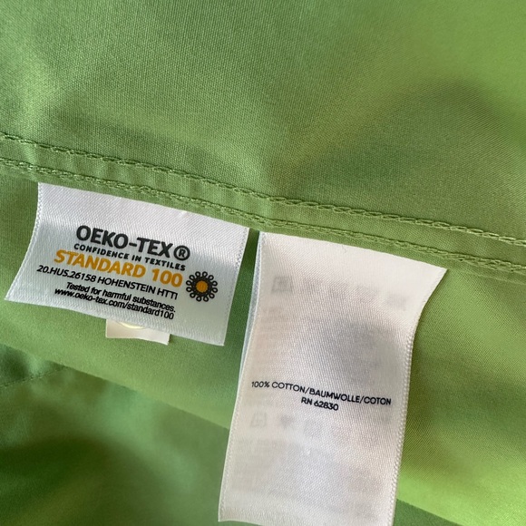 Lands' End Light Green Broadcloth Shirt - Picture 7 of 7